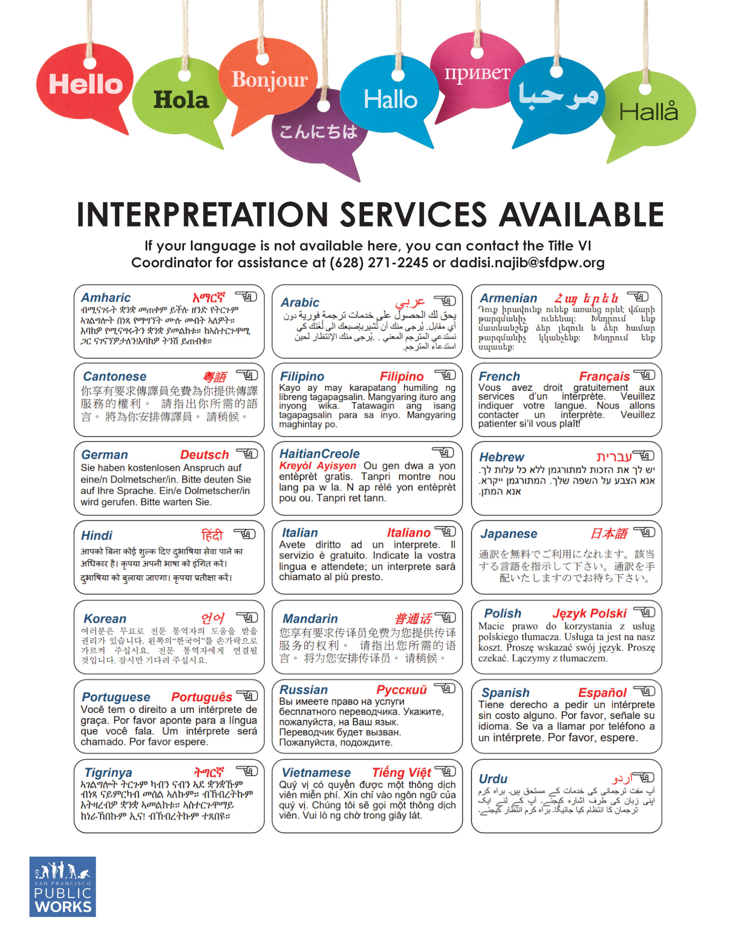 Interpretation Services