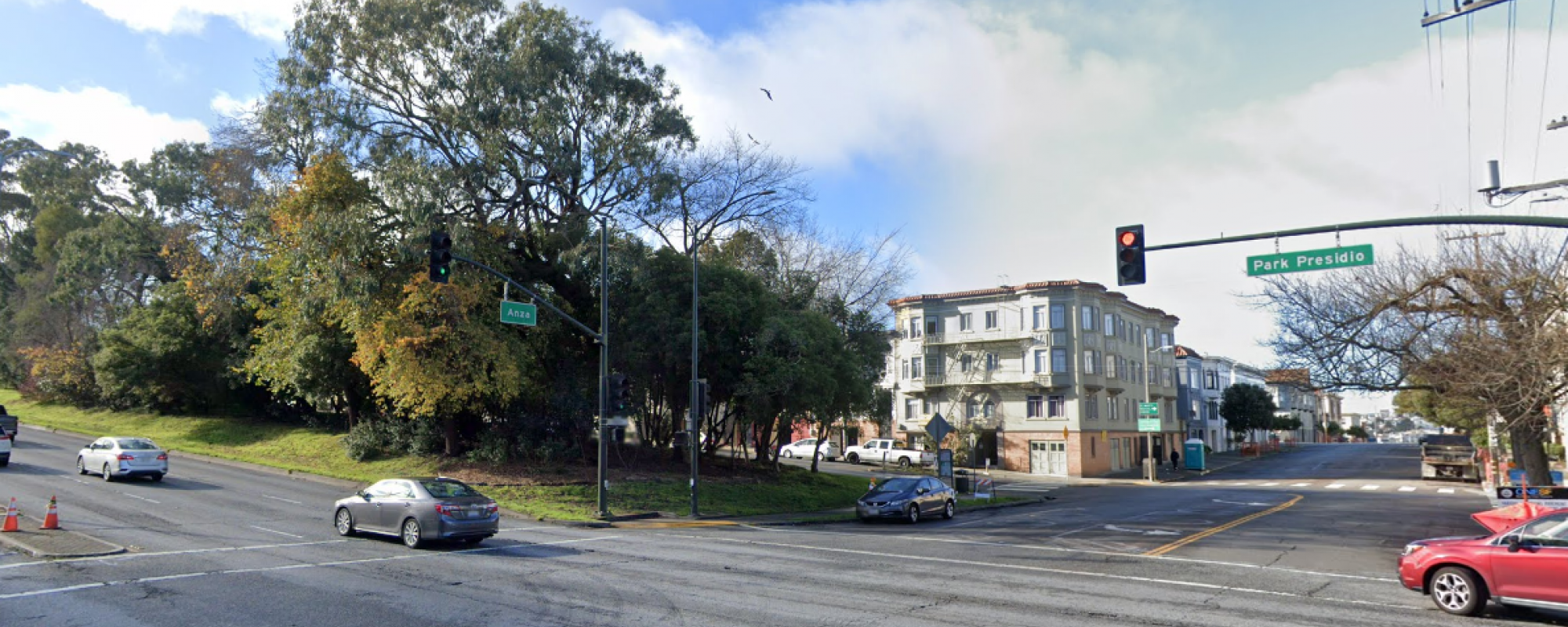 Anza Street and Park Presidio Boulevard