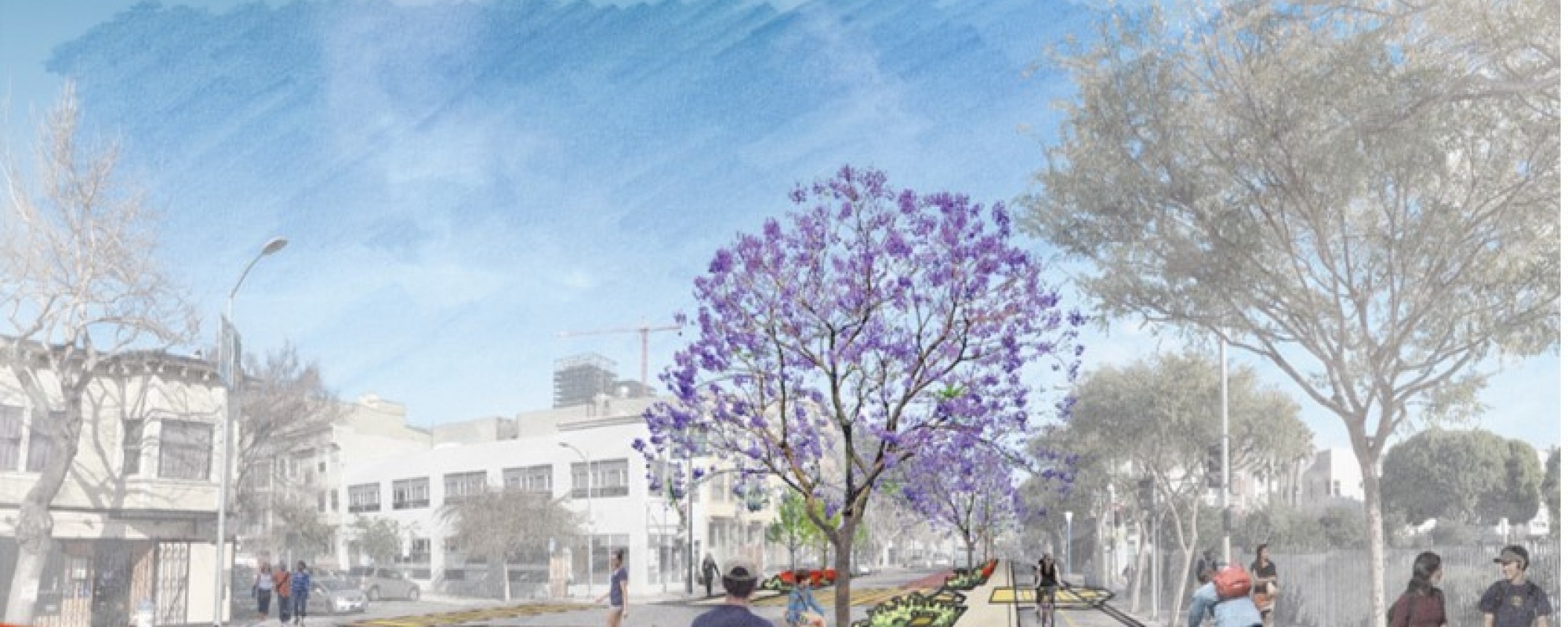 Folsom Streetscape Project Rendering image
